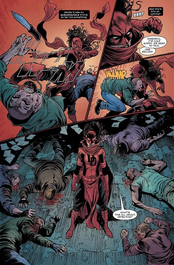 Interior preview page from DAREDEVIL: UNLEASH HELL - RED BAND #2 PAULO SIQUEIRA COVER