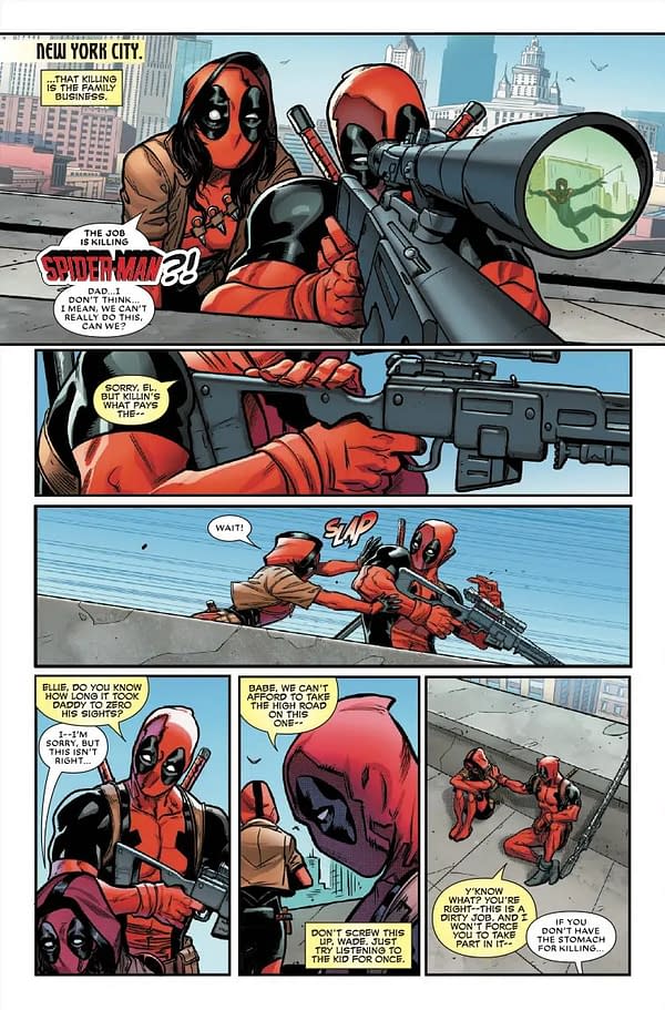 Interior preview page from DEADPOOL #11 TAURIN CLARKE COVER