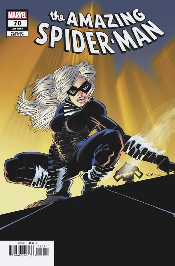 Frank Miller Draws Black Cat For Amazing Spider-Man #70