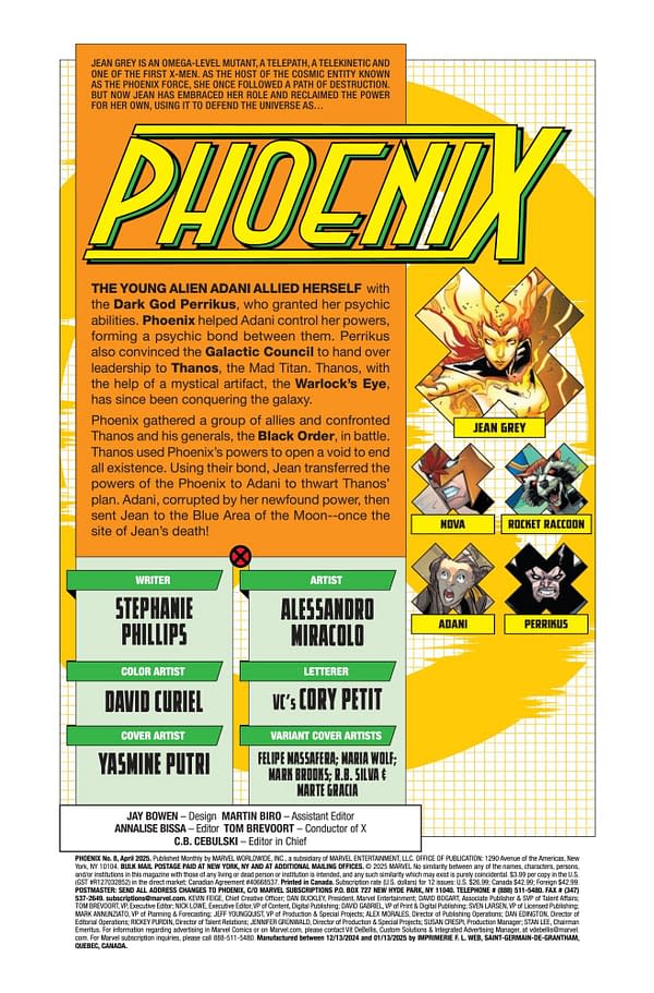 Interior preview page from PHOENIX #8 YASMINE PUTRI COVER