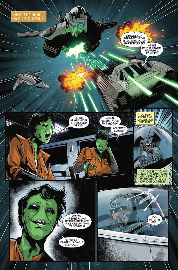 Interior preview page from STAR WARS: FEAR OF THE JEDI #1 PHIL NOTO COVER