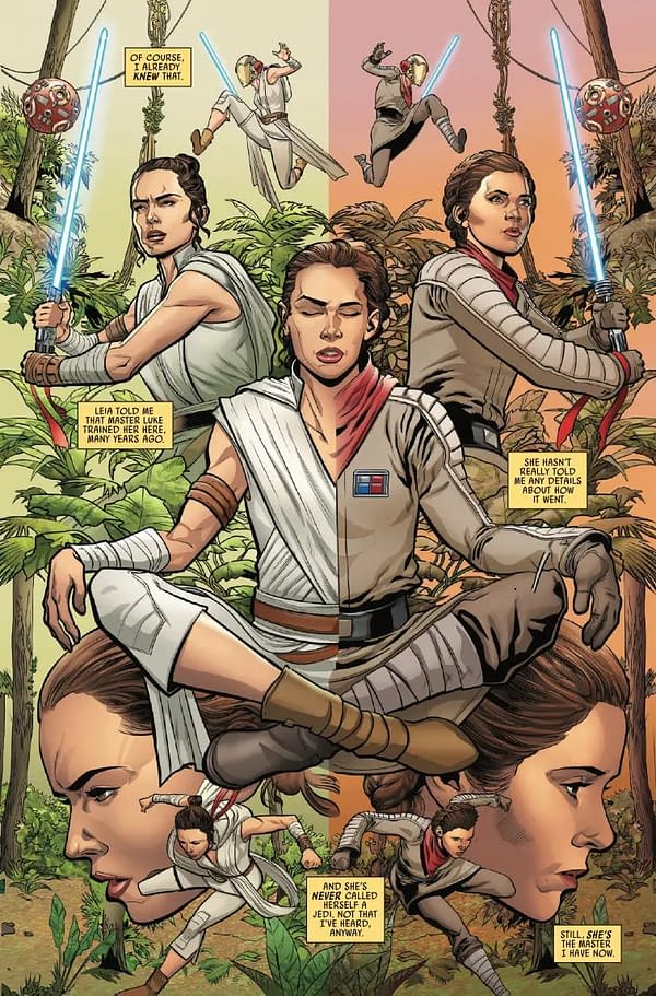 Interior preview page from STAR WARS: RISE OF SKYWALKER #1 PHIL NOTO COVER