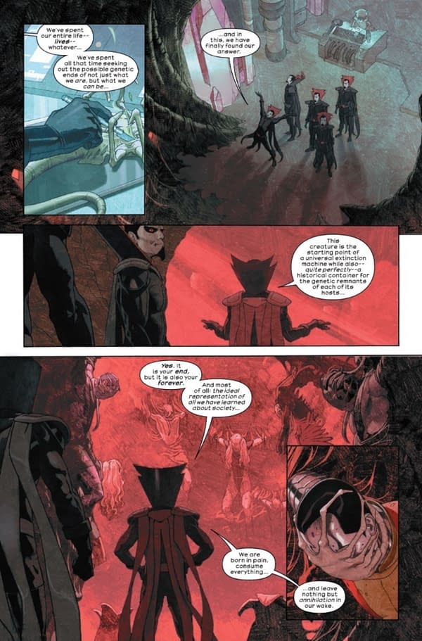 Jonathan Hickman Retutrns To Mister Sinister In Aliens Vs Avengers #3