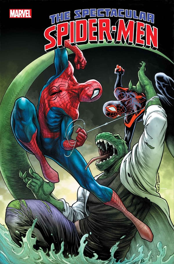 Cover image for SPECTACULAR SPIDER-MEN #13 EMILIO LAISO COVER