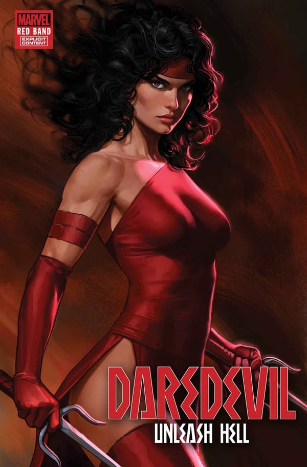 Cover image for DAREDEVIL: UNLEASH HELL - RED BAND #3 IVAN TALAVERA VARIANT [POLYBAGGED]