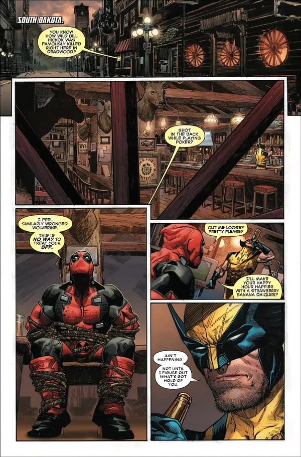 Interior preview page from DEADPOOL/WOLVERINE #3 JOSHUA CASSARA COVER