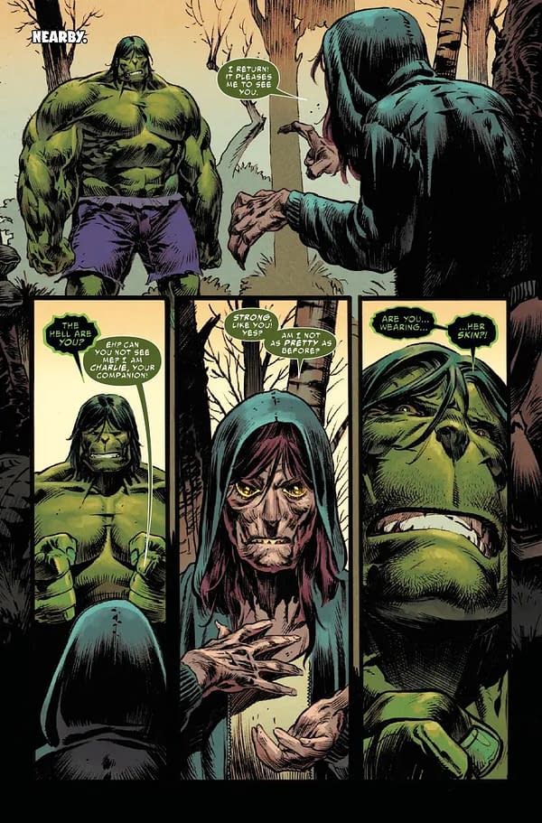 Interior preview page from INCREDIBLE HULK #23 NIC KLEIN COVER