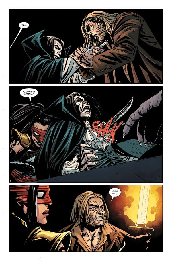 Interior preview page from SABRETOOTH: THE DEAD DON'T TALK #4 RAFAEL DE LATORRE COVER