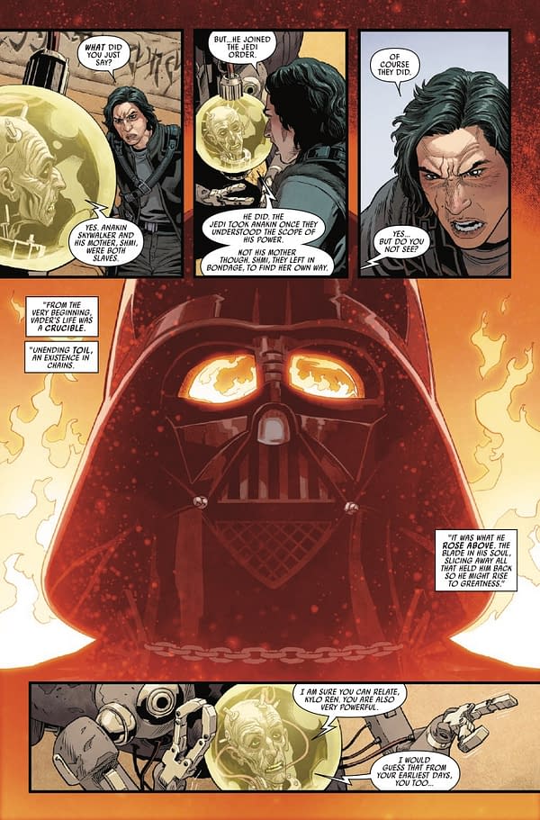 Interior preview page from STAR WARS: LEGACY OF VADER #2 DERRICK CHEW COVER