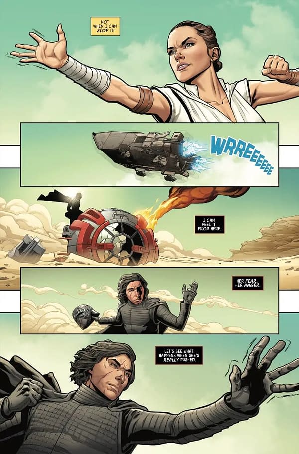 Interior preview page from STAR WARS: THE RISE OF SKYWALKER ADAPTATION #2 PHIL NOTO COVER