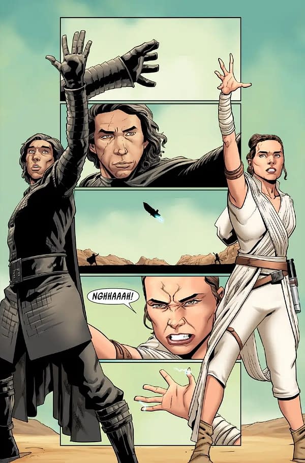 Interior preview page from STAR WARS: THE RISE OF SKYWALKER ADAPTATION #2 PHIL NOTO COVER