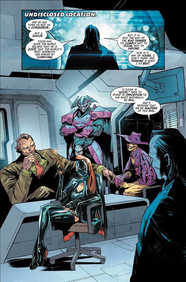 Interior preview page from AVENGERS #25 VALERIO SCHITI COVER