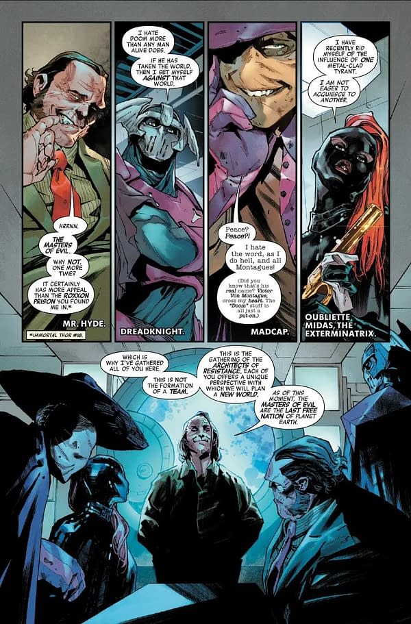 Interior preview page from AVENGERS #25 VALERIO SCHITI COVER