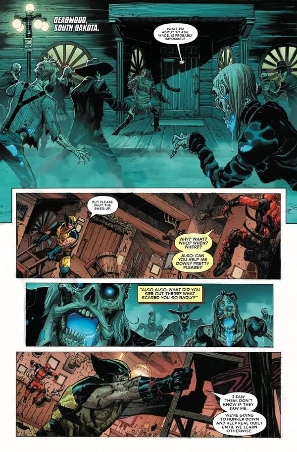 Interior preview page from DEADPOOL/WOLVERINE #4 JOSHUA CASSARA COVER