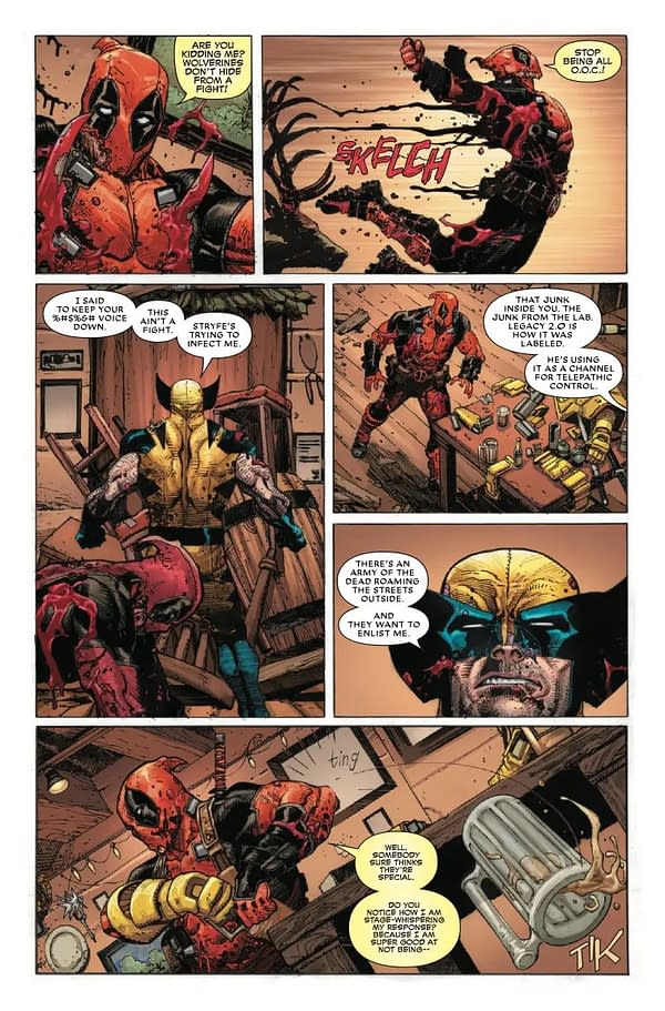 Interior preview page from DEADPOOL/WOLVERINE #4 JOSHUA CASSARA COVER