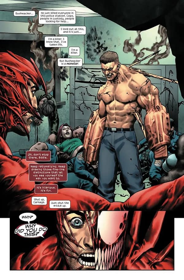 Interior preview page from EDDIE BROCK CARNAGE #3 IBAN COELLO COVER