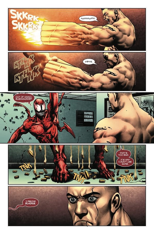 Interior preview page from EDDIE BROCK CARNAGE #3 IBAN COELLO COVER