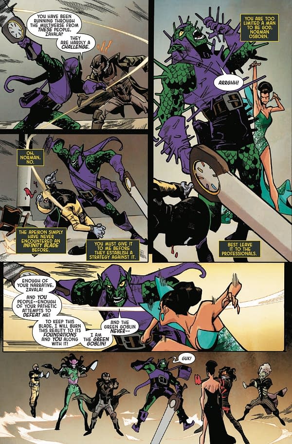 Interior preview page from INFINITY WATCH #4 SALVADOR LARROCA COVER