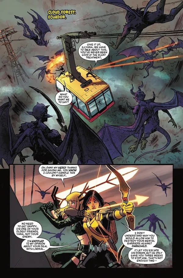 Interior preview page from MAGIK #4 J SCOTT CAMPBELL COVER