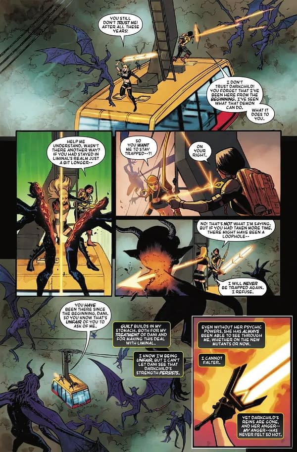 Interior preview page from MAGIK #4 J SCOTT CAMPBELL COVER
