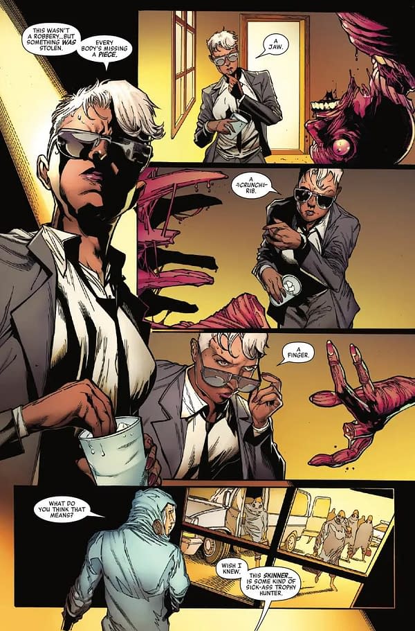 Interior preview page from PREDATOR VS. SPIDER-MAN #1 PAULO SIQUEIRA COVER