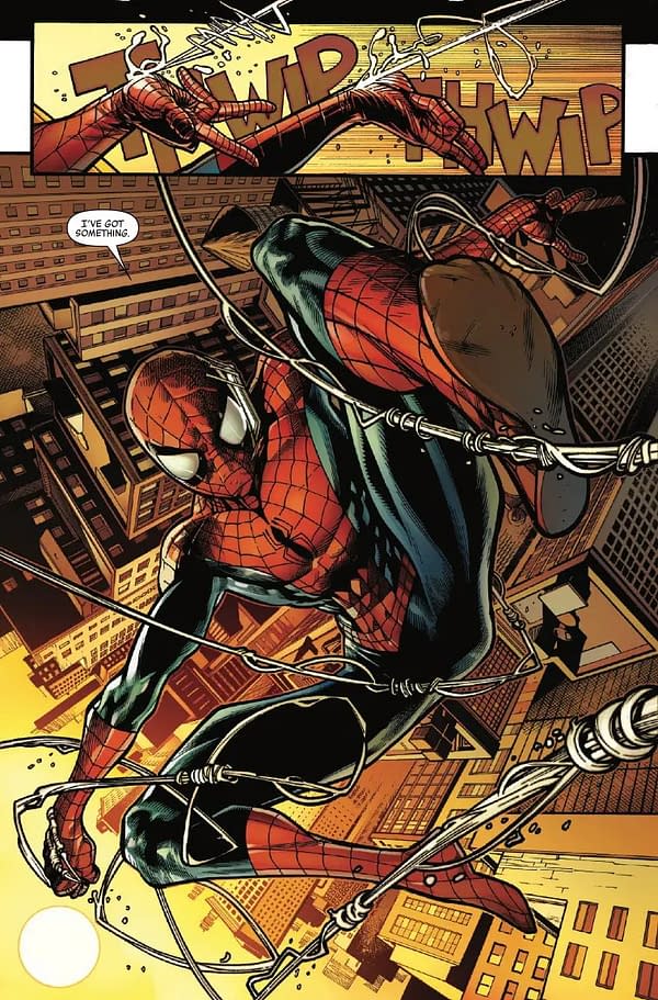 Interior preview page from PREDATOR VS. SPIDER-MAN #1 PAULO SIQUEIRA COVER