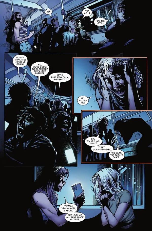 Interior preview page from PREDATOR VS. SPIDER-MAN #1 PAULO SIQUEIRA COVER