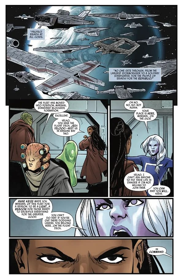 Interior preview page from STAR WARS: HIGH REPUBLIC: FEAR OF THE JEDI #3 PHIL NOTO COVER