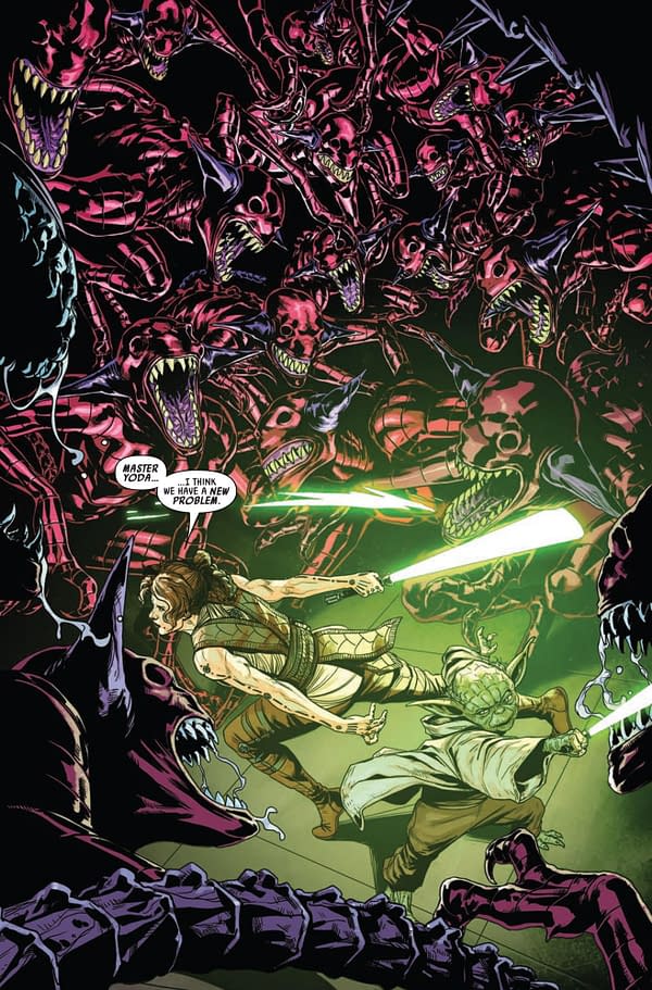 Interior preview page from STAR WARS: JEDI KNIGHTS #2 RAHZZAH COVER