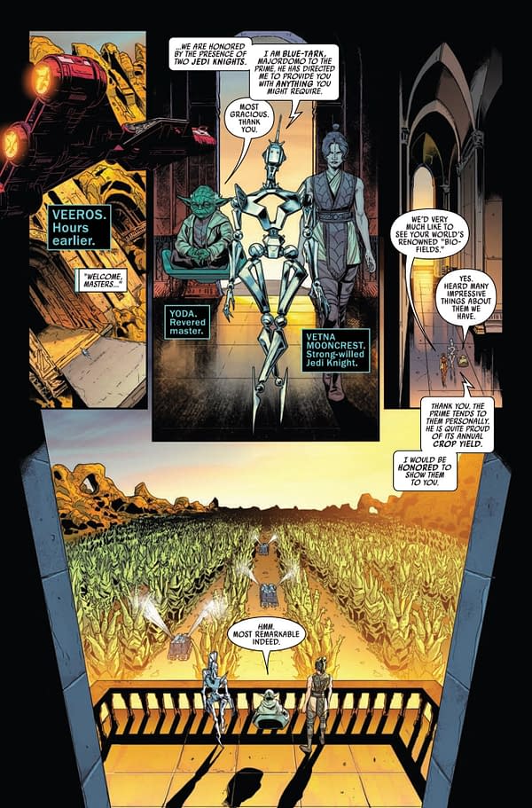 Interior preview page from STAR WARS: JEDI KNIGHTS #2 RAHZZAH COVER
