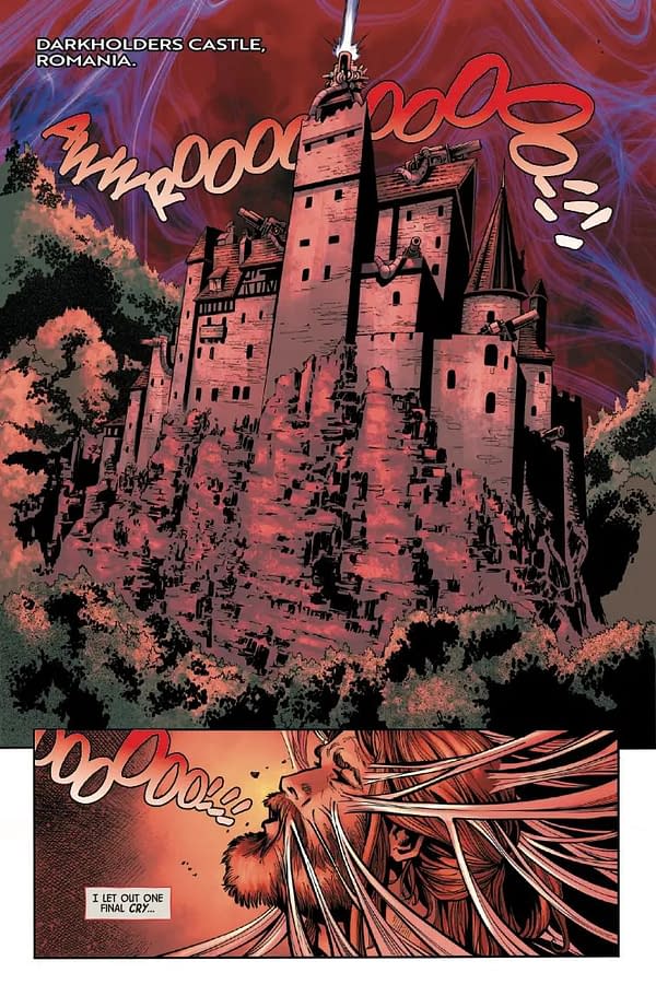 Interior preview page from WEREWOLF BY NIGHT RED BAND #9 E.M. GIST COVER