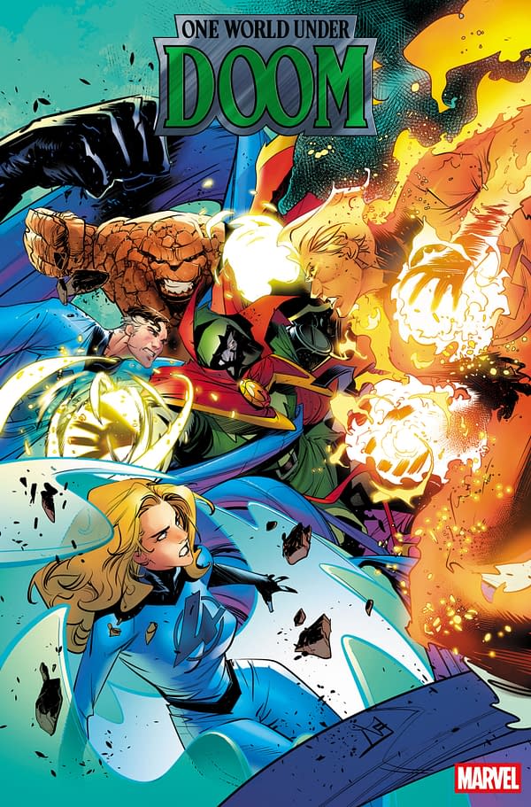 Cover image for ONE WORLD UNDER DOOM #4 FEDERICO VINCENTINI VARIANT