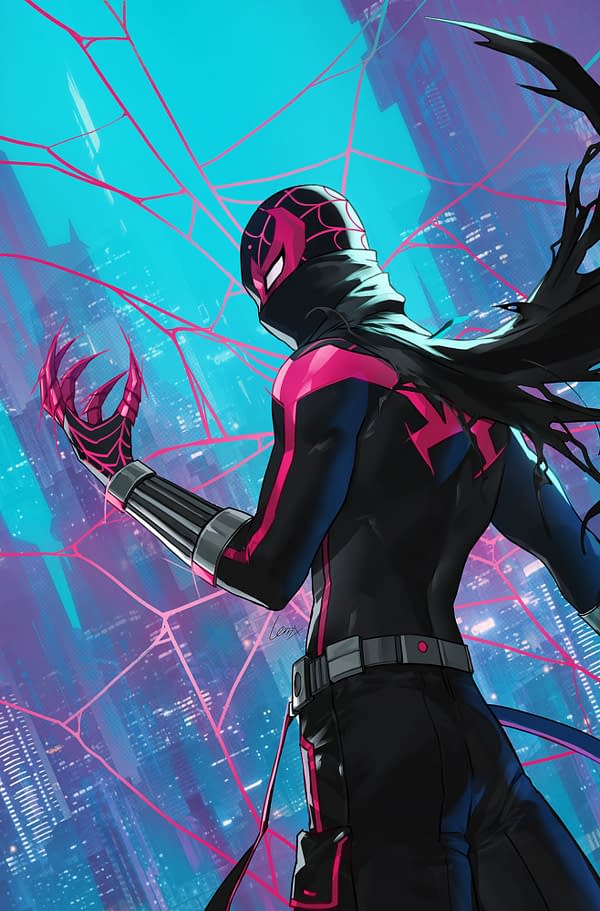 Cover image for SPIDER-VERSE VS. VENOMVERSE #1 LEIRIX VIRGIN VARIANT