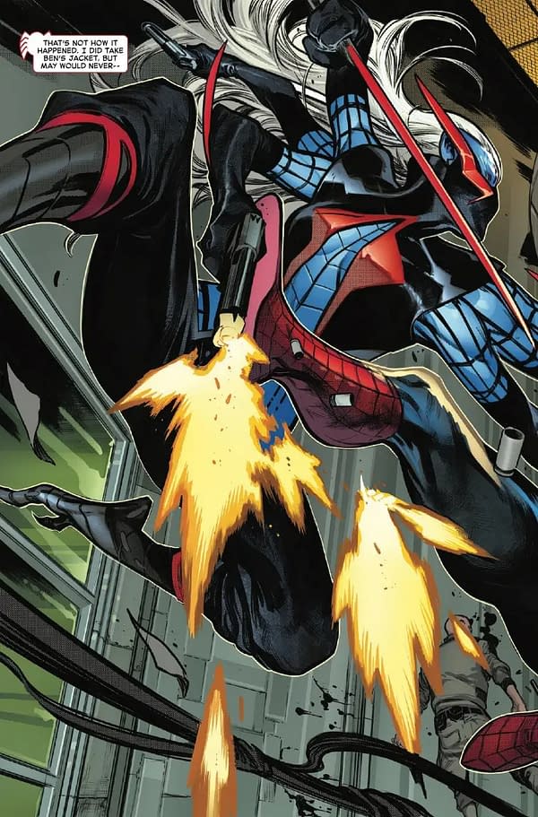 Interior preview page from AMAZING SPIDER-MAN #3 PEPE LARRAZ COVER