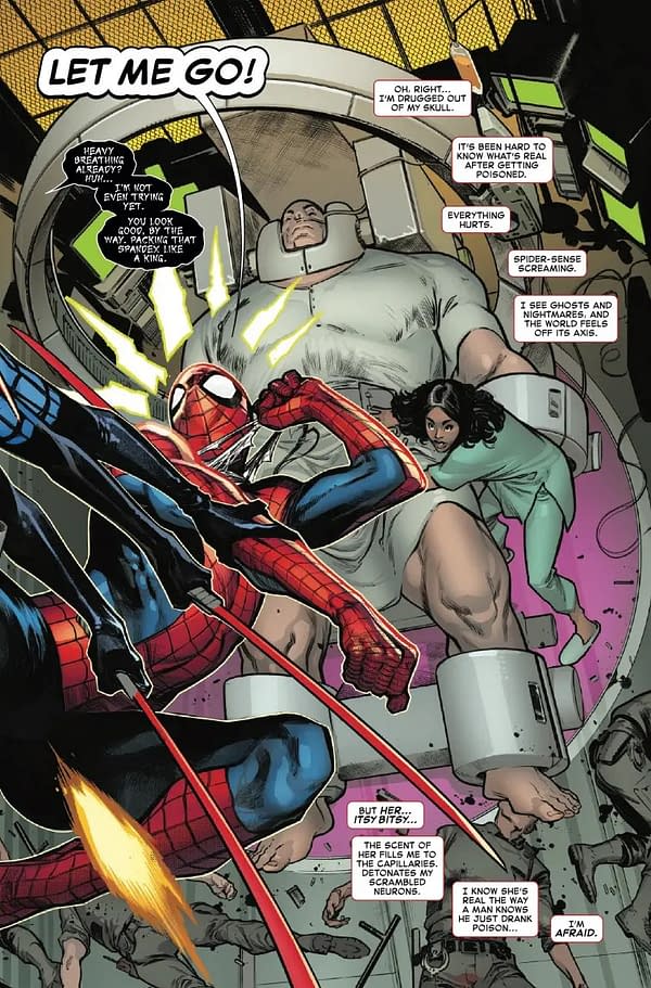 Interior preview page from AMAZING SPIDER-MAN #3 PEPE LARRAZ COVER
