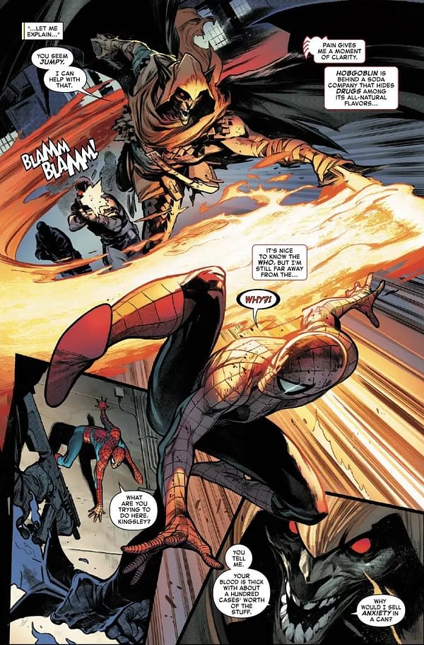 Interior preview page from AMAZING SPIDER-MAN #4 PEPE LARRAZ COVER