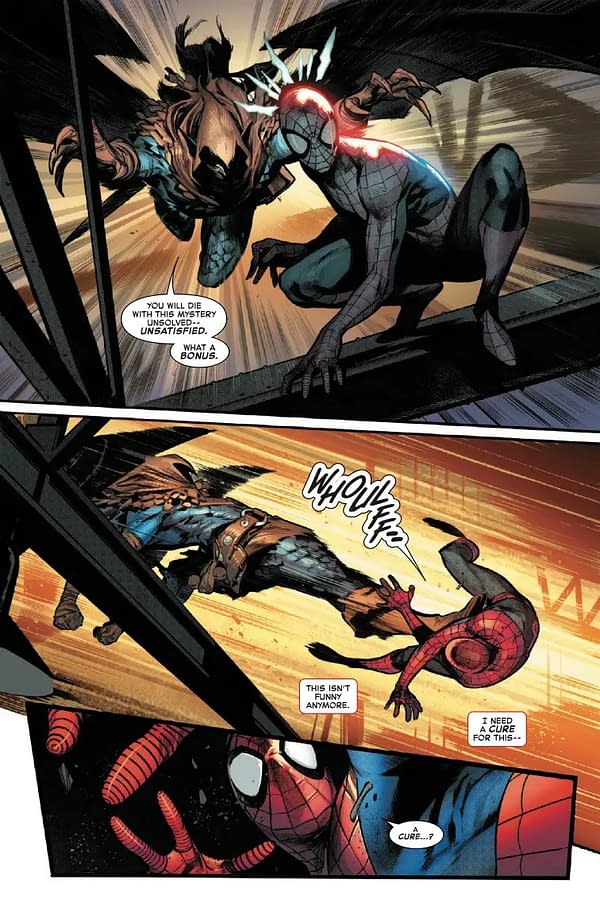 Interior preview page from AMAZING SPIDER-MAN #4 PEPE LARRAZ COVER
