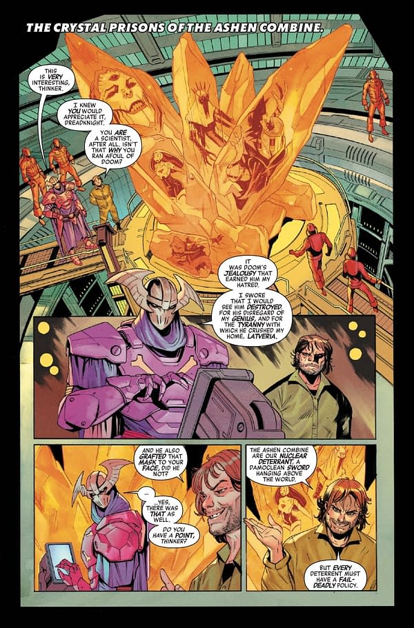 Interior preview page from AVENGERS #26 VALERIO SCHITI COVER