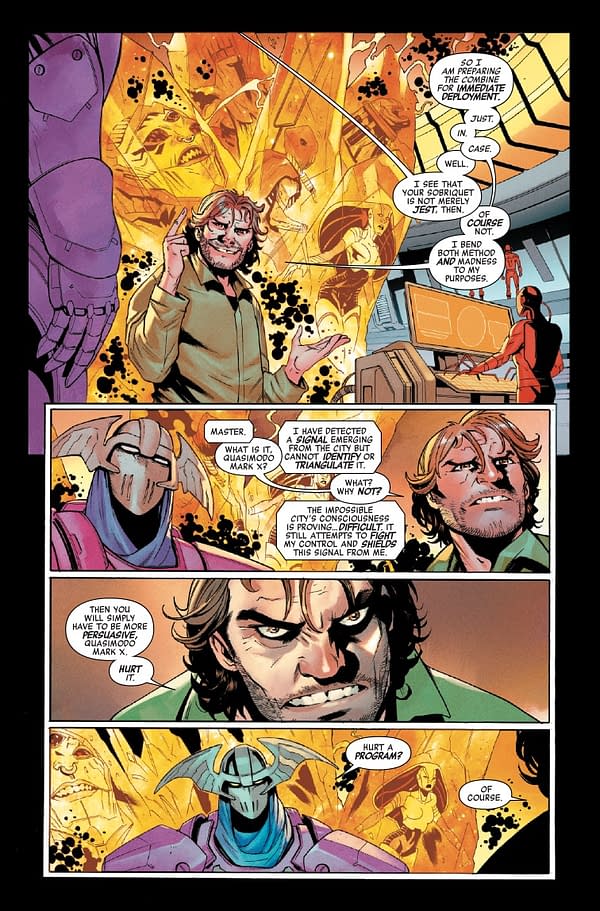 Interior preview page from AVENGERS #26 VALERIO SCHITI COVER