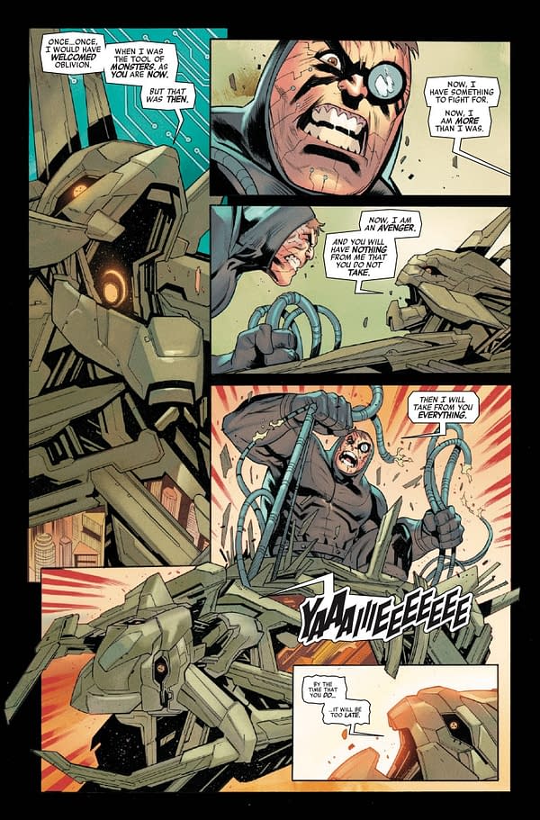 Interior preview page from AVENGERS #26 VALERIO SCHITI COVER