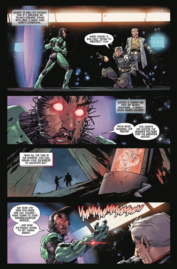 Interior preview page from CABLE: LOVE AND CHROME #5 IAN CHURCHILL COVER