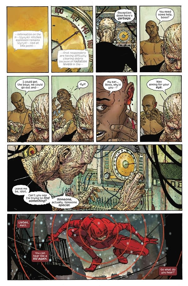 Interior preview page from DAREDEVIL: COLD DAY IN HELL #2 STEVE MCNIVEN COVER