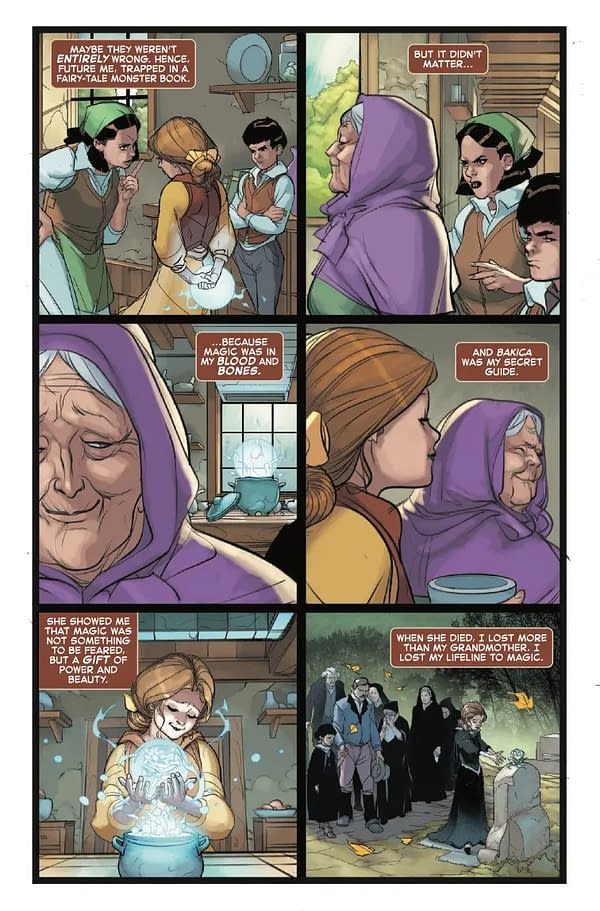 Interior preview page from DOOM ACADEMY #4 PABLO VILLALOBOS COVER