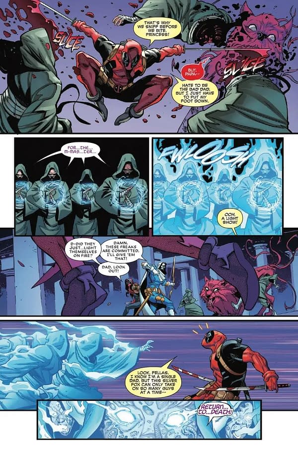 Interior preview page from DEADPOOL #14 TAURIN CLARKE COVER