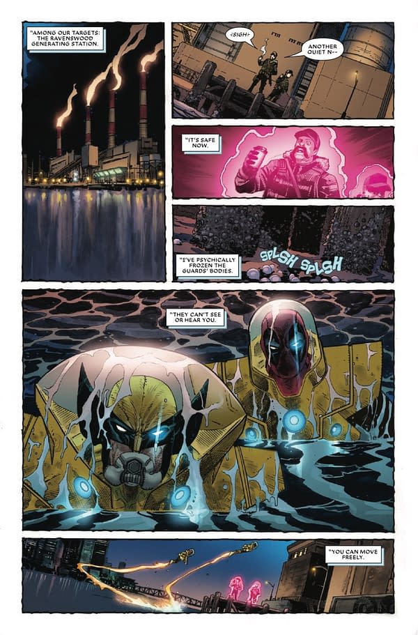 Interior preview page from DEADPOOL/WOLVERINE #5 JOSHUA CASSARA COVER
