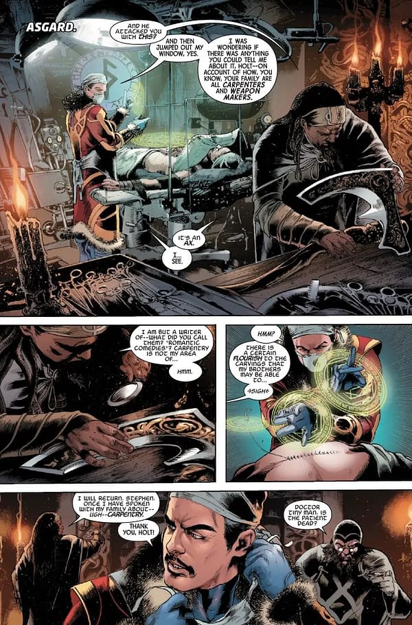 Interior preview page from DOCTOR STRANGE OF ASGARD #3 GEOFF SHAW COVER