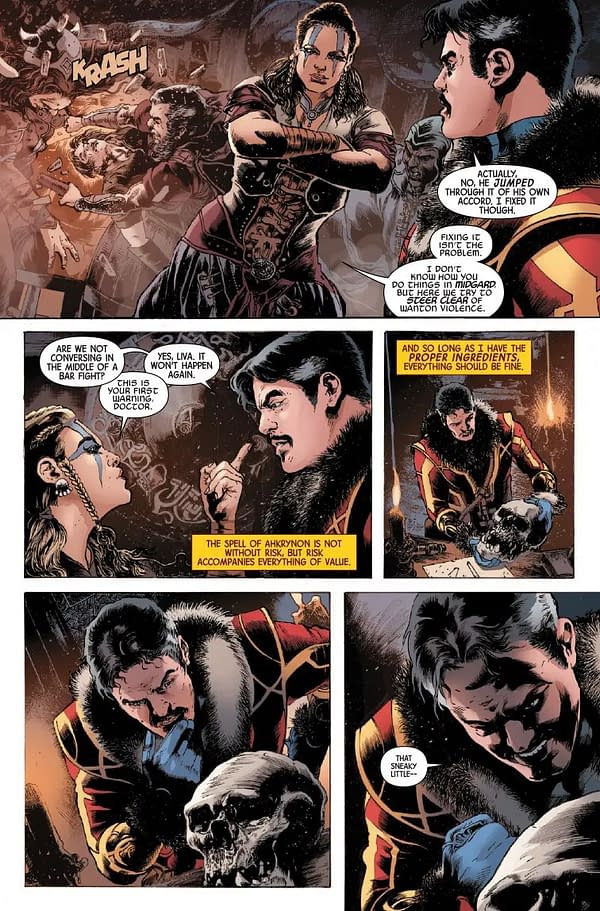 Interior preview page from DOCTOR STRANGE OF ASGARD #3 GEOFF SHAW COVER