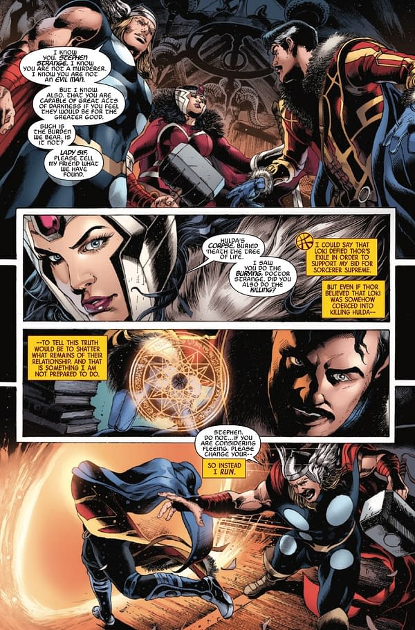 Interior preview page from DOCTOR STRANGE OF ASGARD #4 GEOFF SHAW COVER