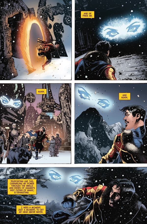 Interior preview page from DOCTOR STRANGE OF ASGARD #4 GEOFF SHAW COVER