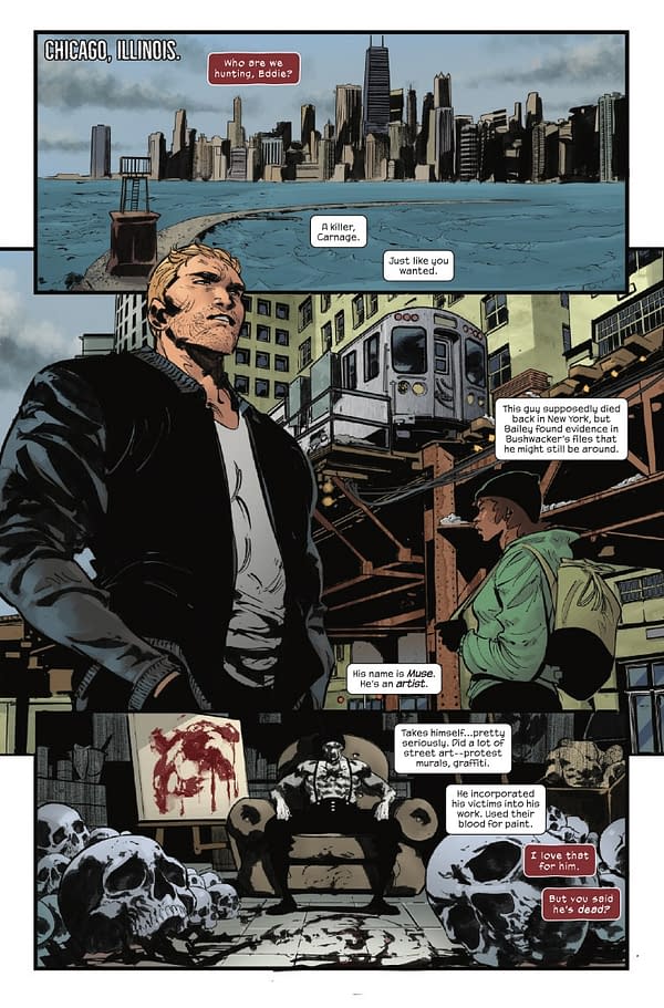 Interior preview page from EDDIE BROCK: CARNAGE #4 IBAN COELLO COVER
